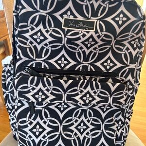 Vera Bradley Geometric Black and White Campus Backpack